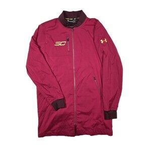 Under Armour ColdGear Steph Curry Long Range Bomber Jacket Full Zip Mens Medium